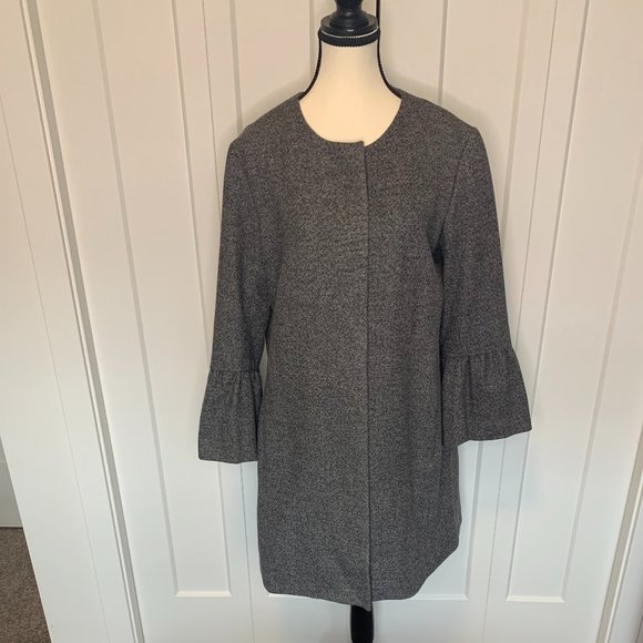 Grey Spring Coat size 10 - Picture 1 of 11